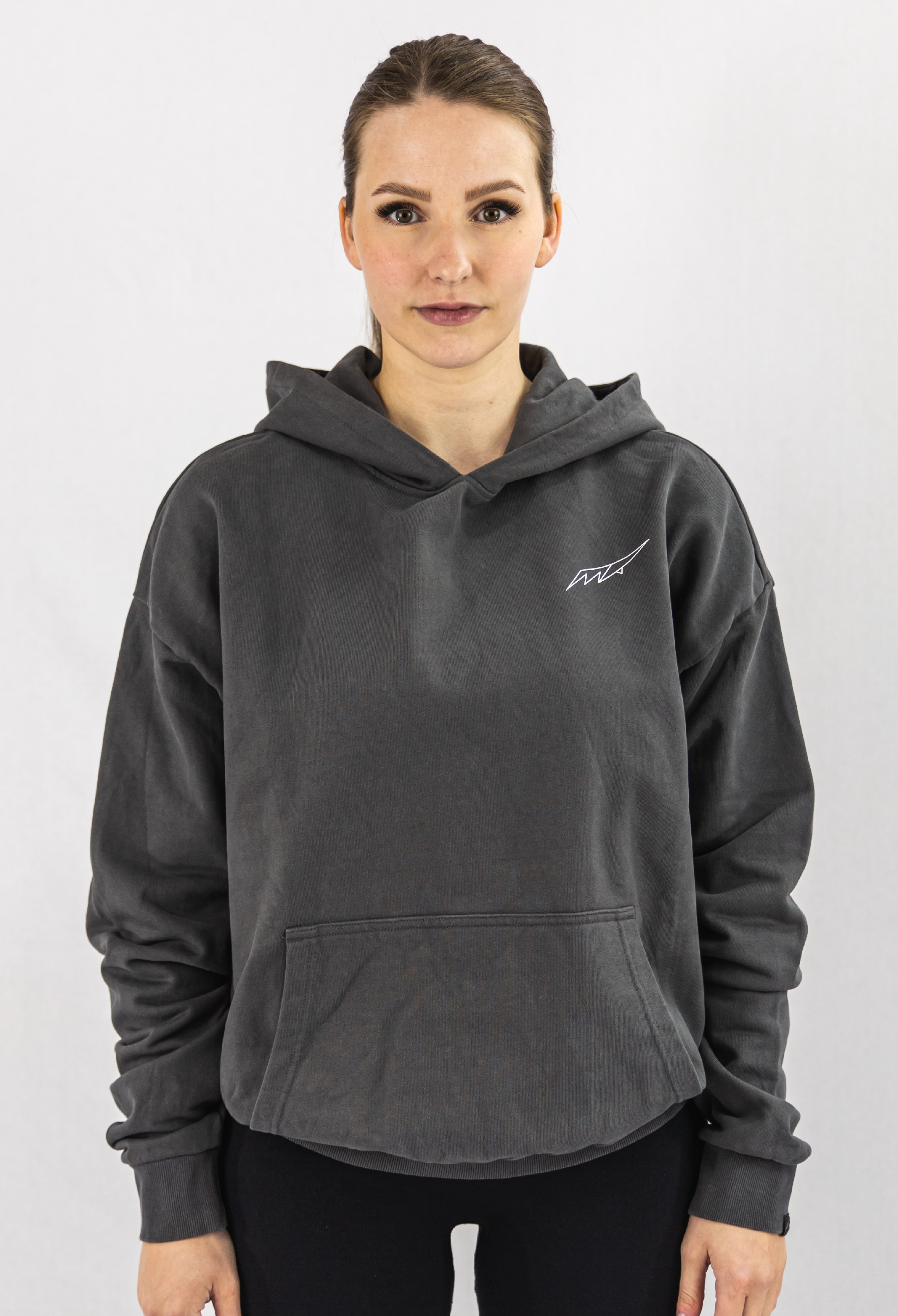 RACING HOODIE STONEGREY