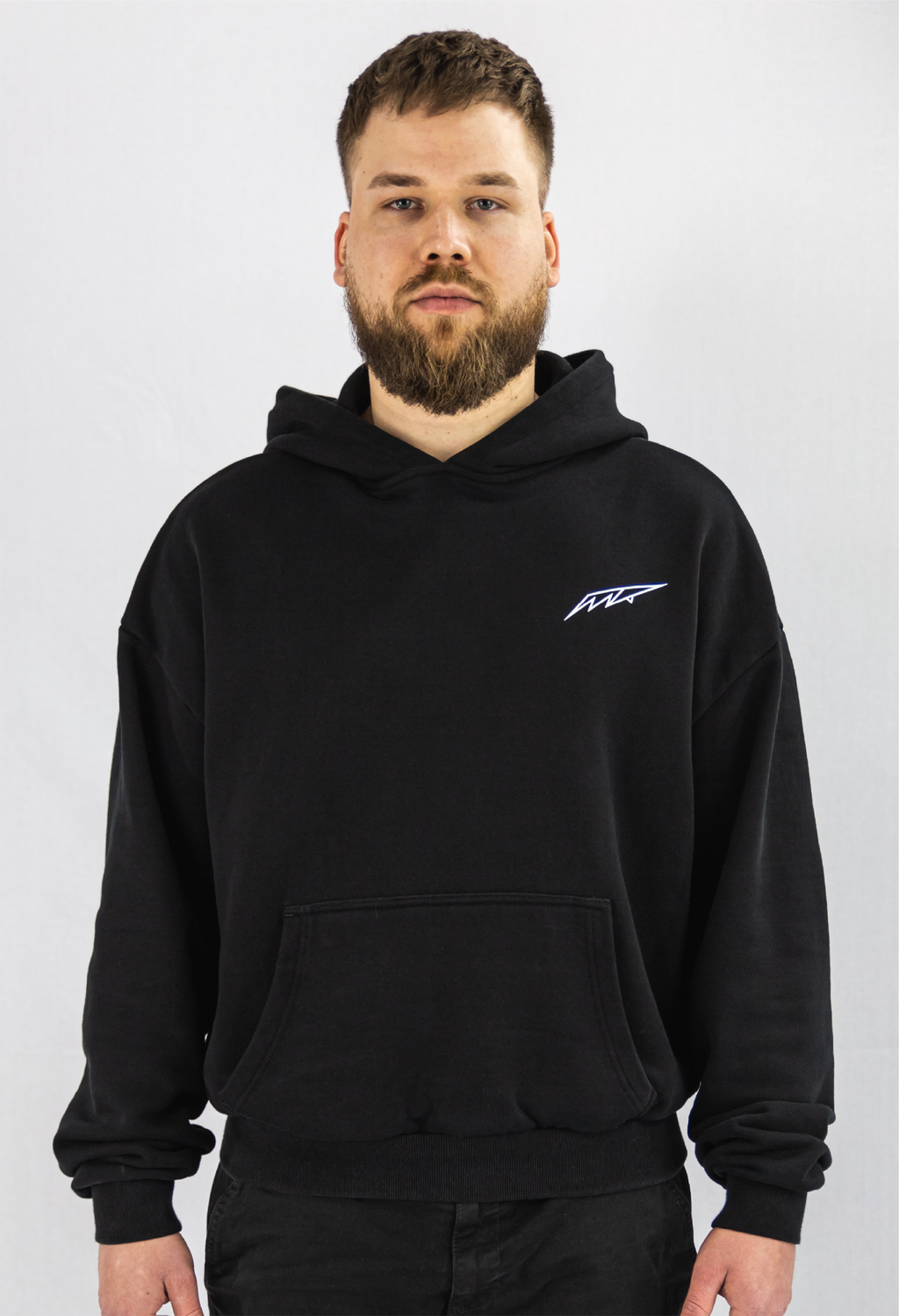RACING HOODIE BLACK