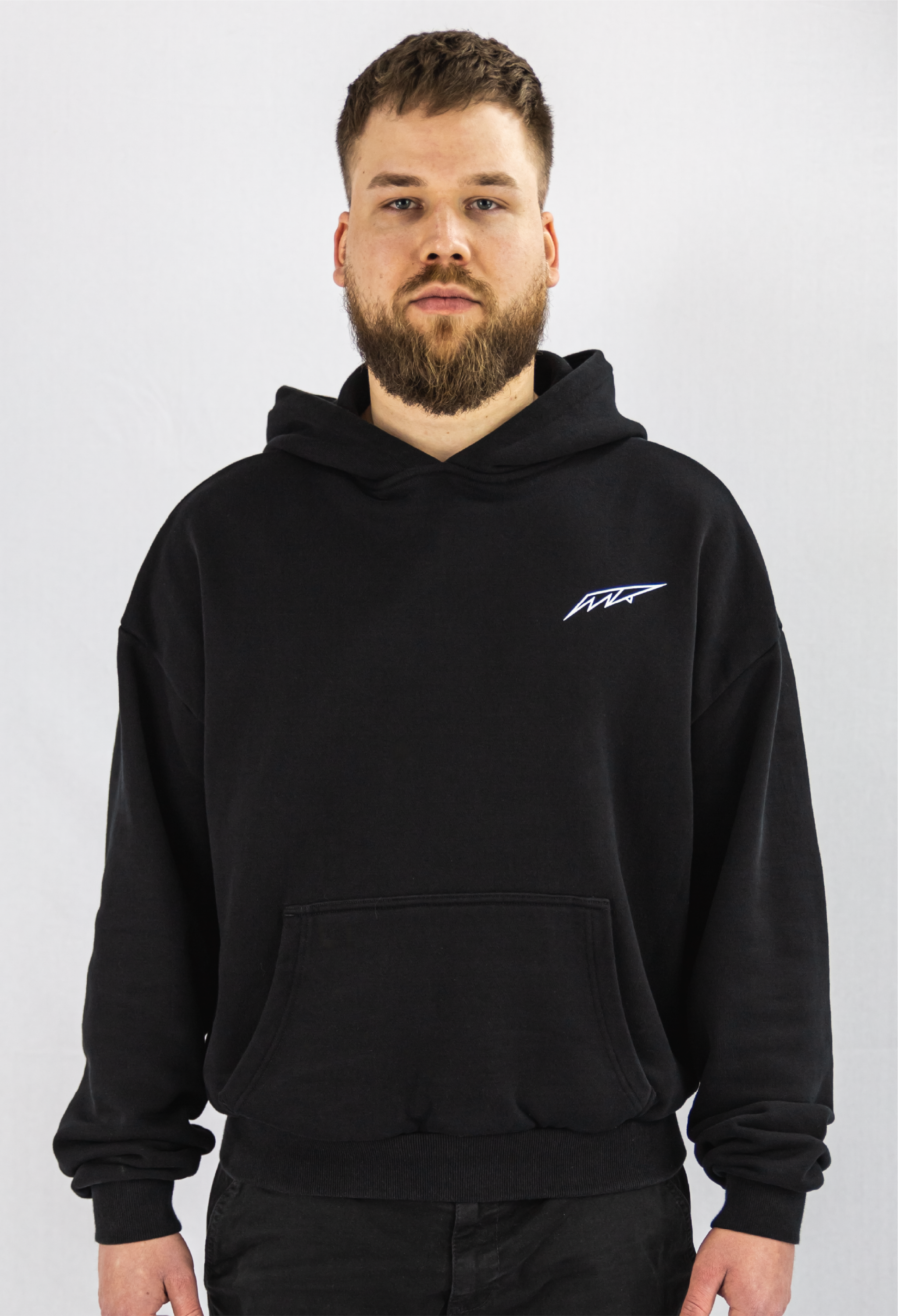 RACING HOODIE BLACK