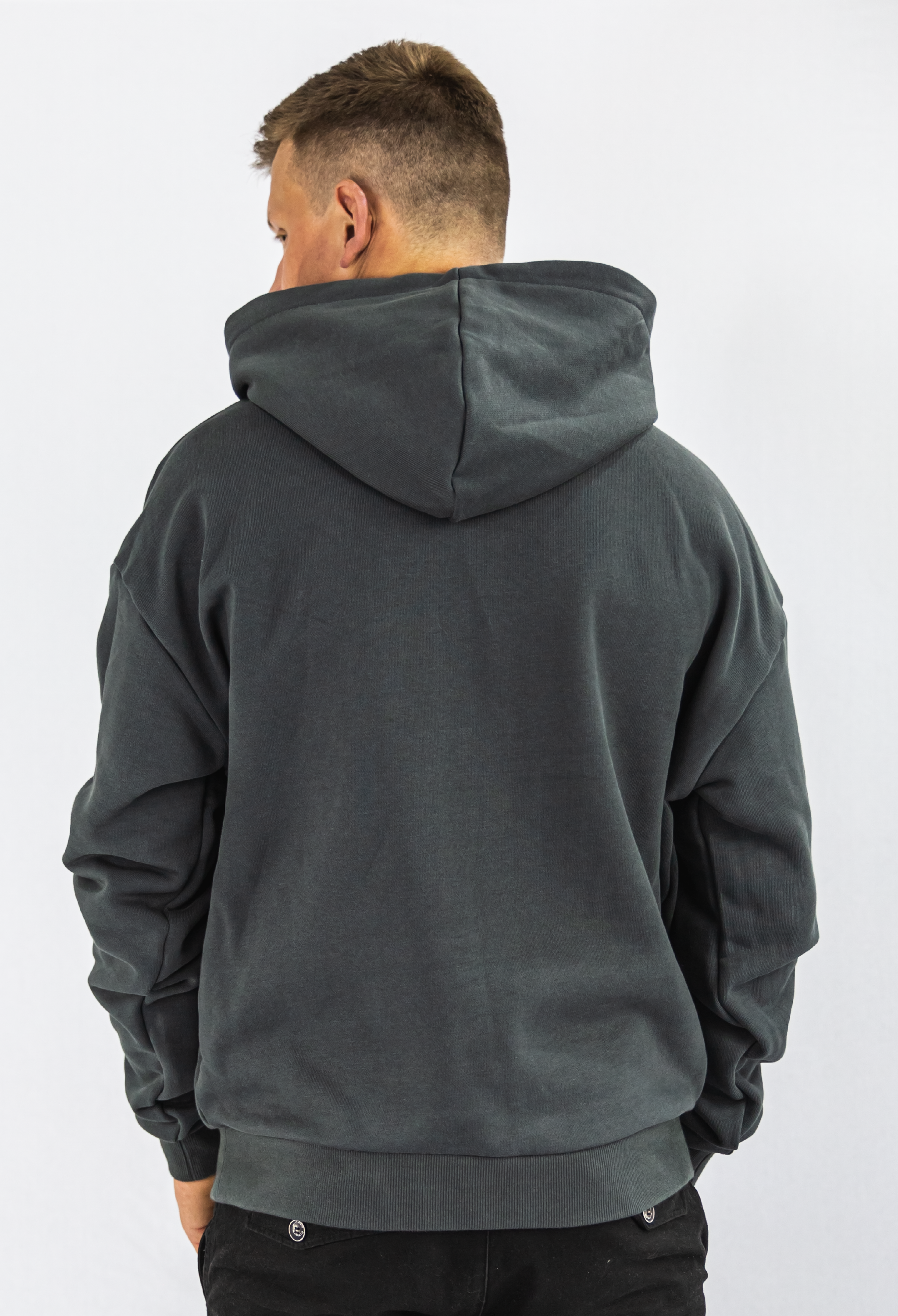 ICON HOODIE STONEGREY