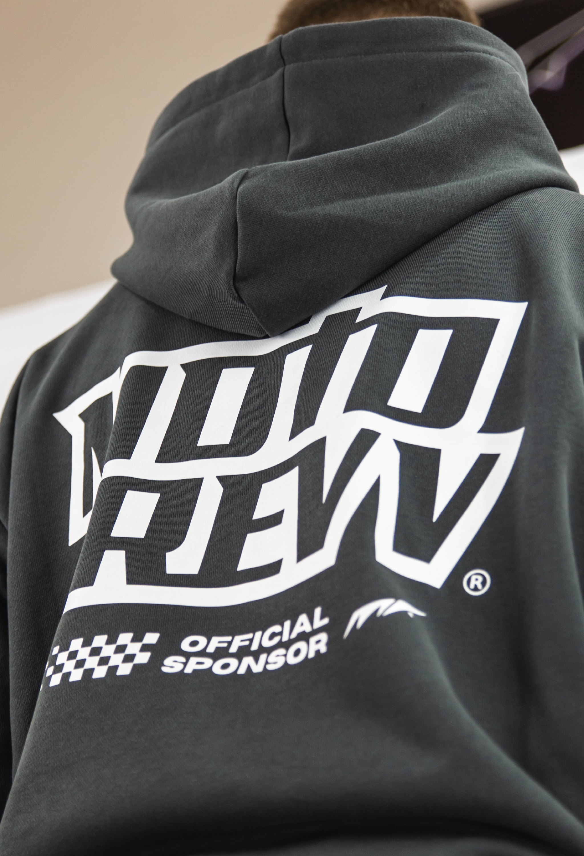 MEMBER HOODIE STONEGREY