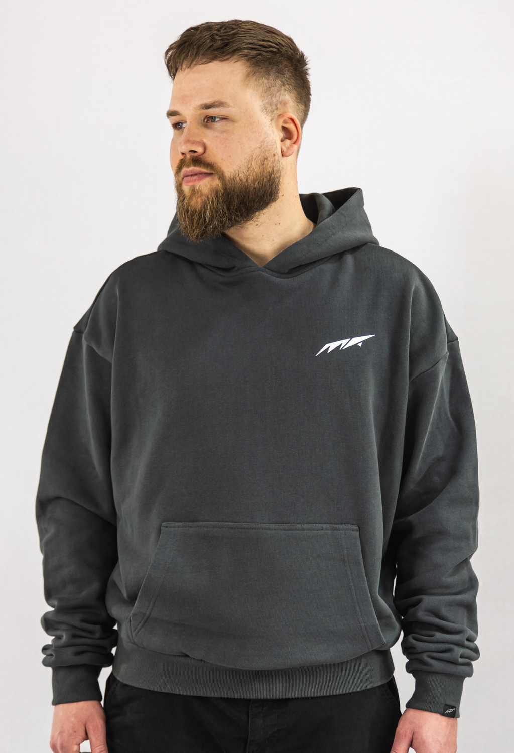 MEMBER HOODIE STONEGREY