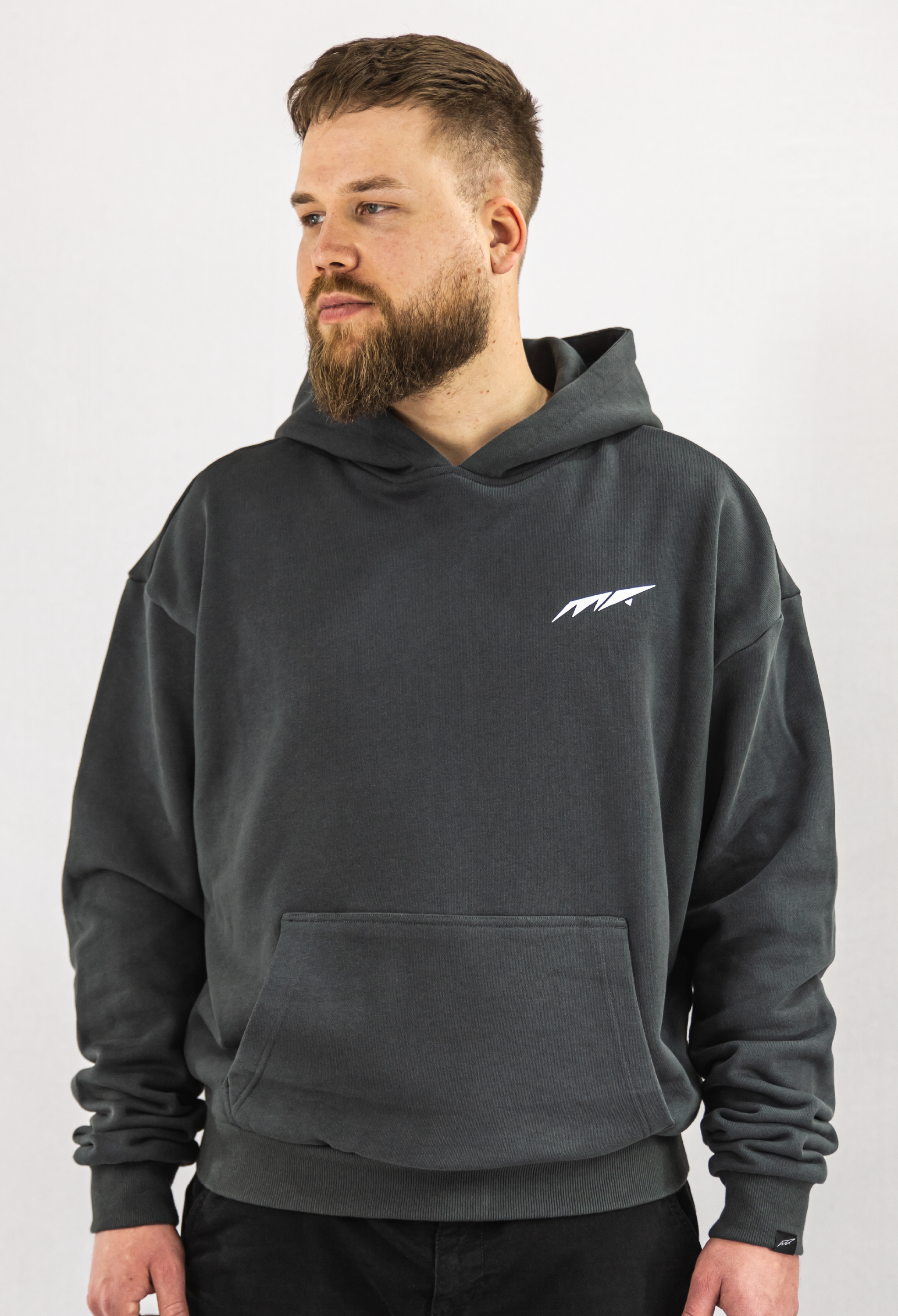 MEMBER HOODIE STONEGREY