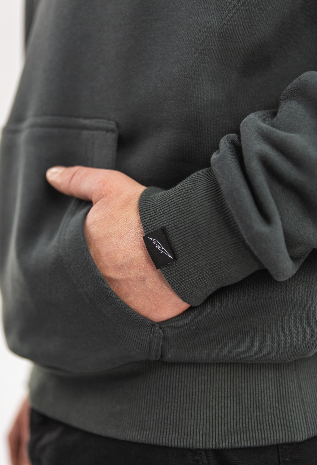 MEMBER HOODIE STONEGREY