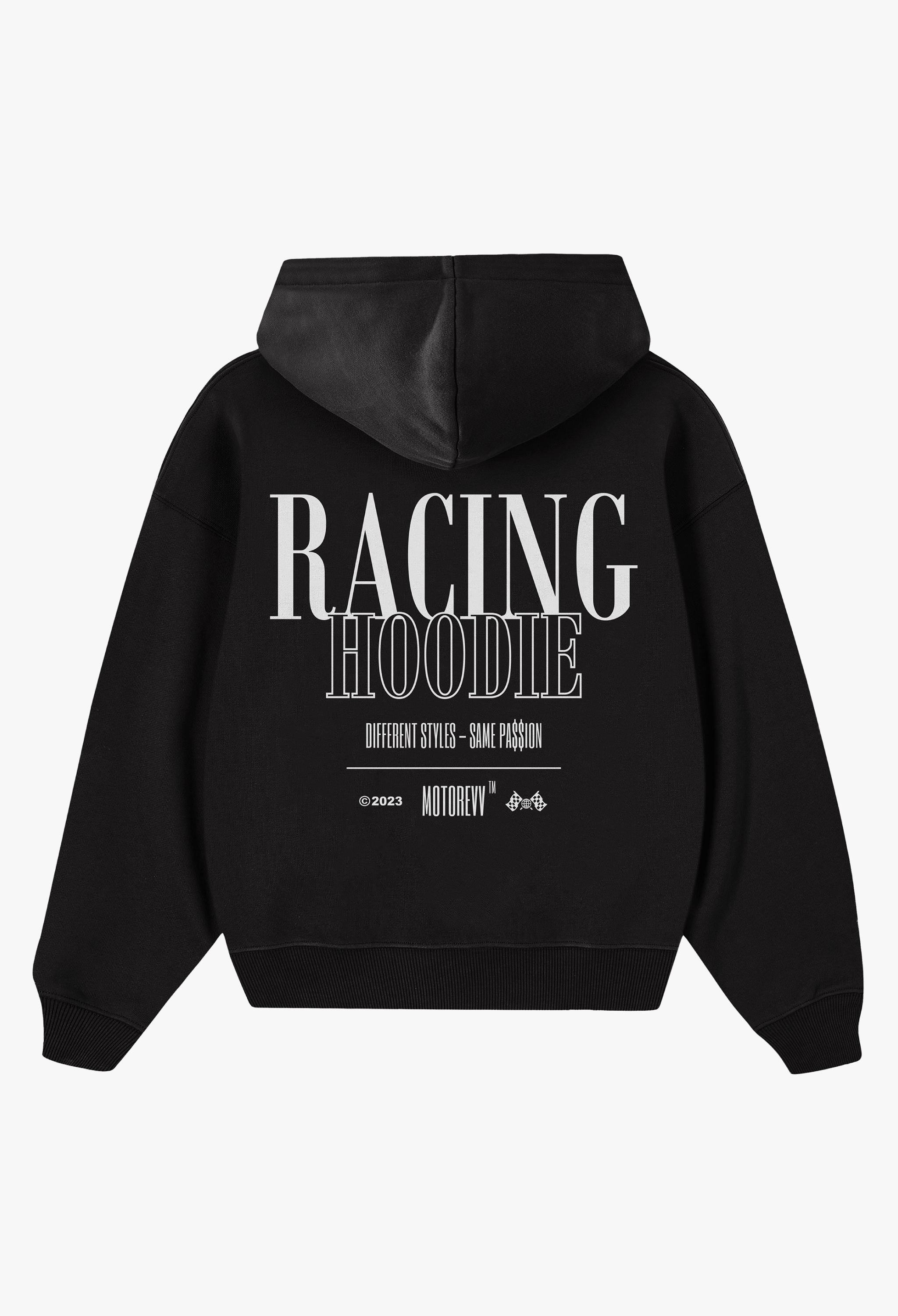 RACING HOODIE BLACK