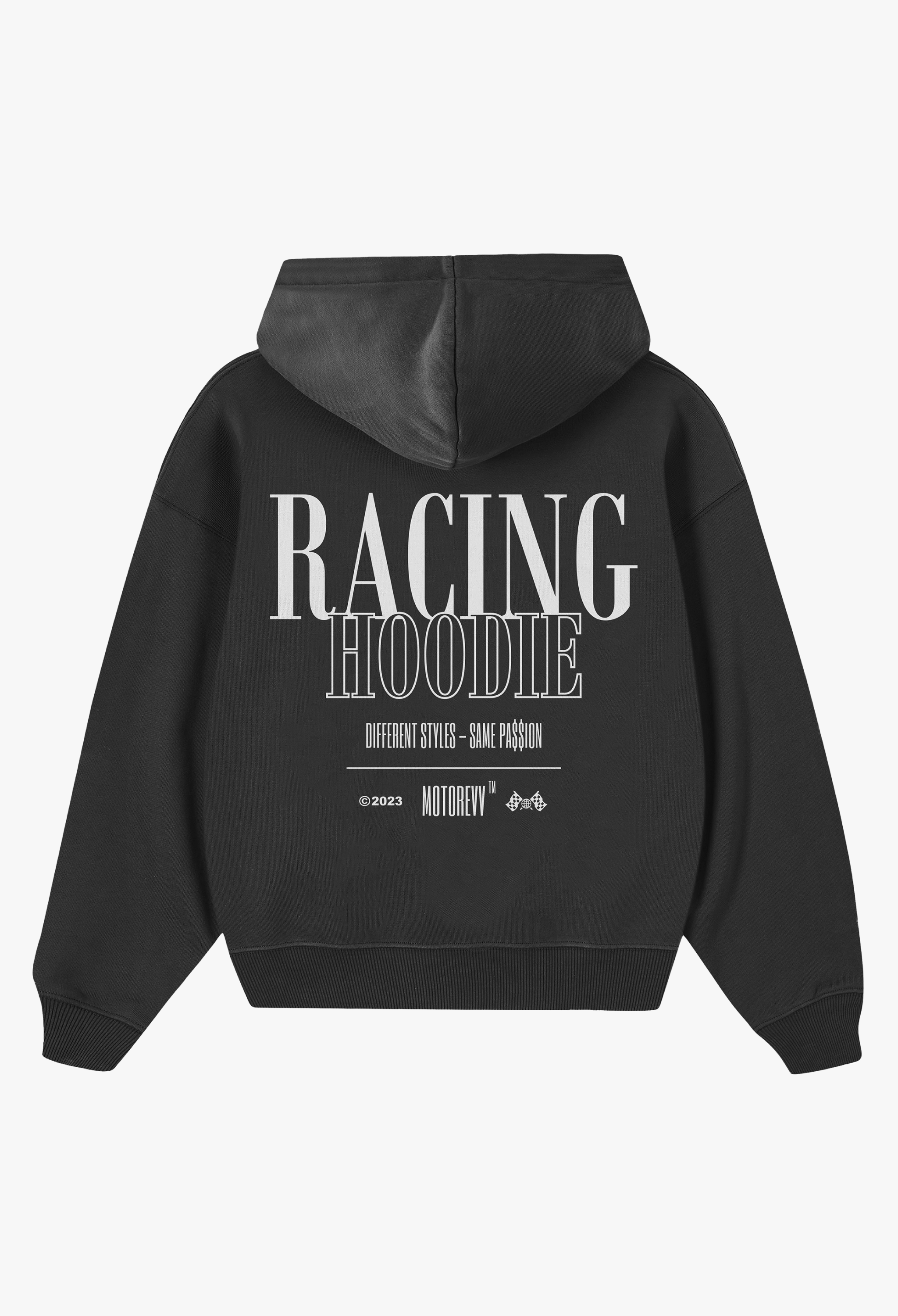 RACING HOODIE STONEGREY