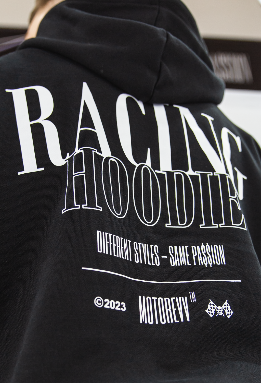 RACING HOODIE BLACK